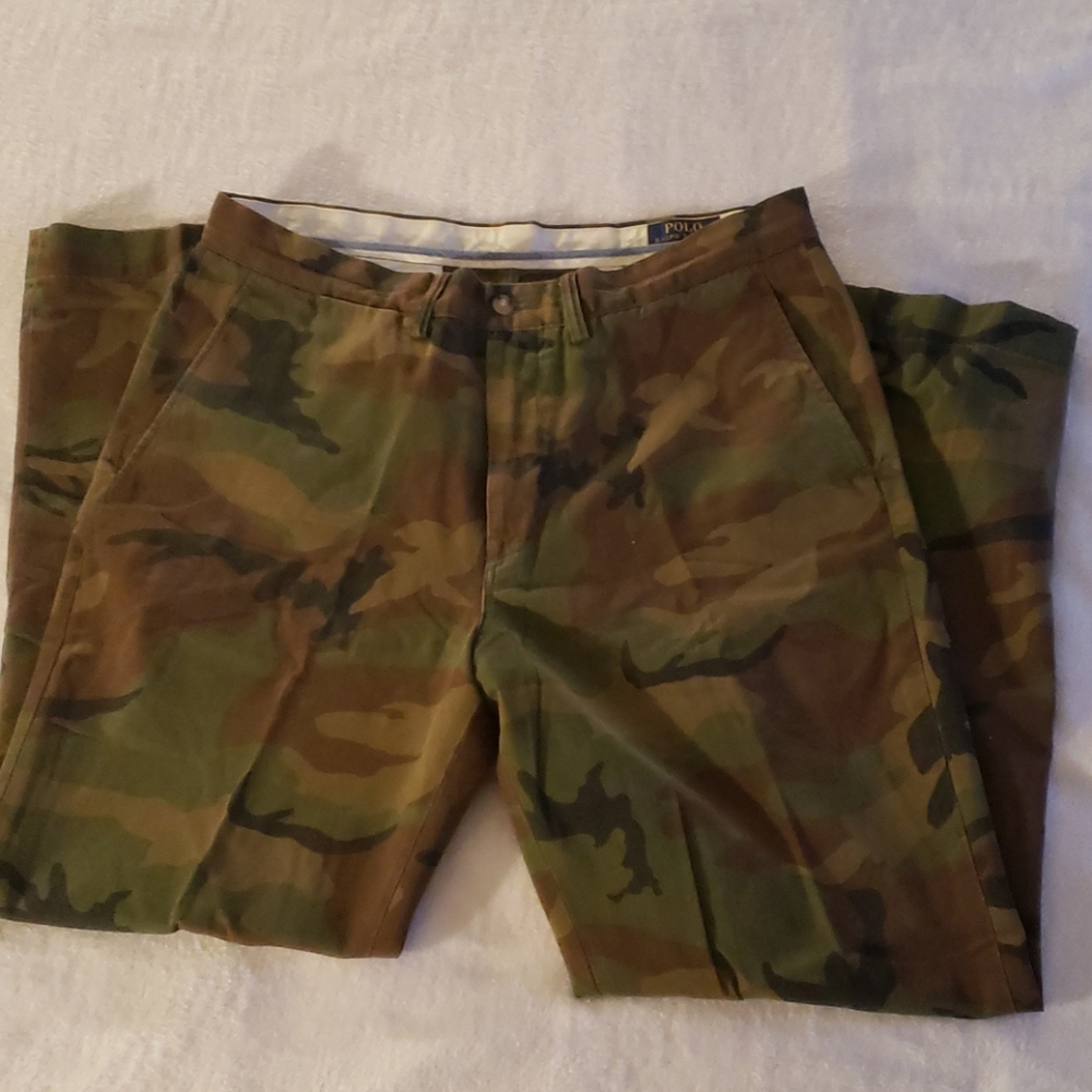 Polo by Ralph Lauren Cotton Twill Camo Pants